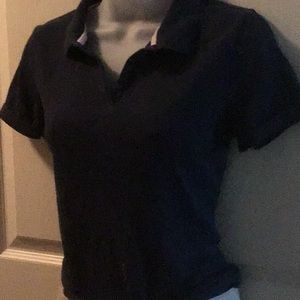 Three Navy Polo Shirts